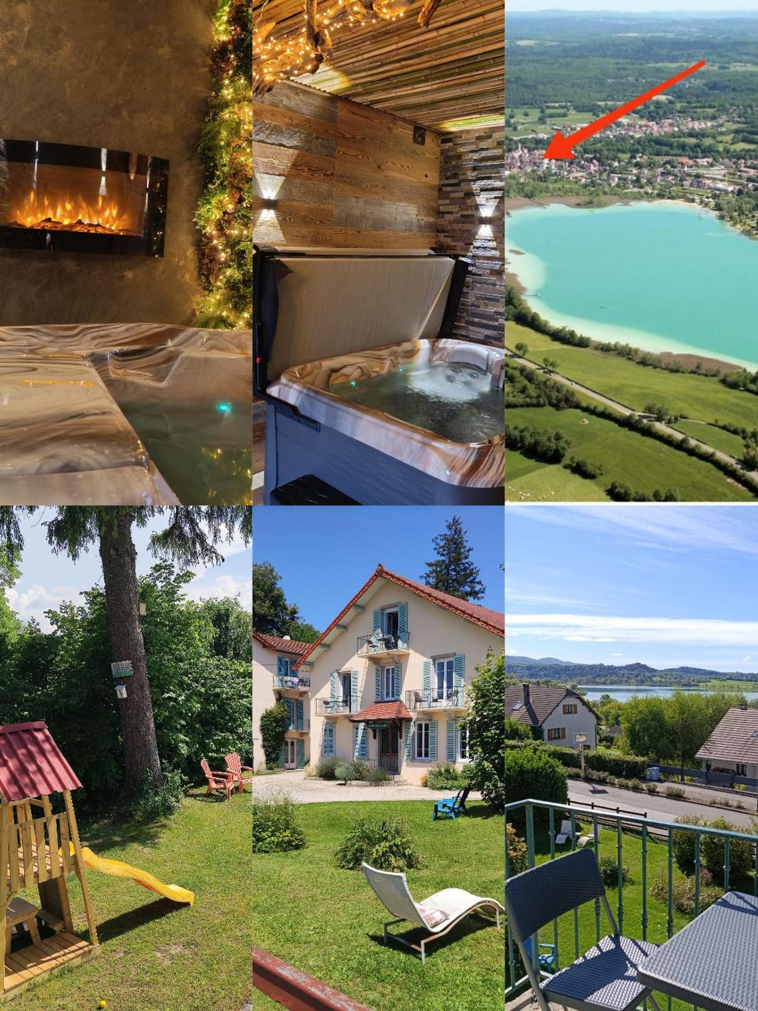 Villas-Du-Lac Appartements De Vacances Et Espace Spa Prive Clairvaux-les-Lacs Buitenkant foto